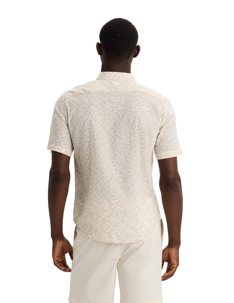 Camisa casual Dockers de algodón manga corta para hombre