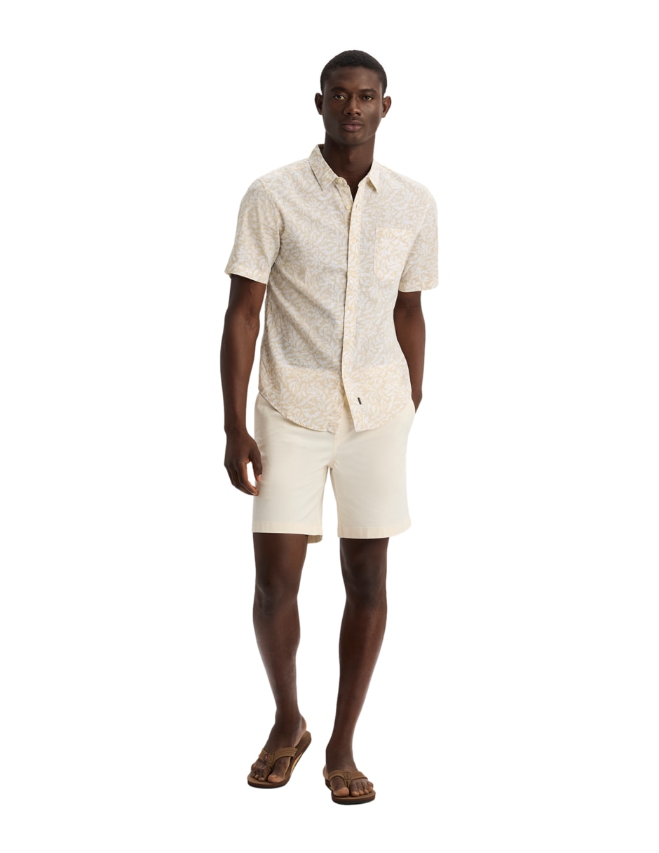 Camisa casual Dockers de algodón manga corta para hombre