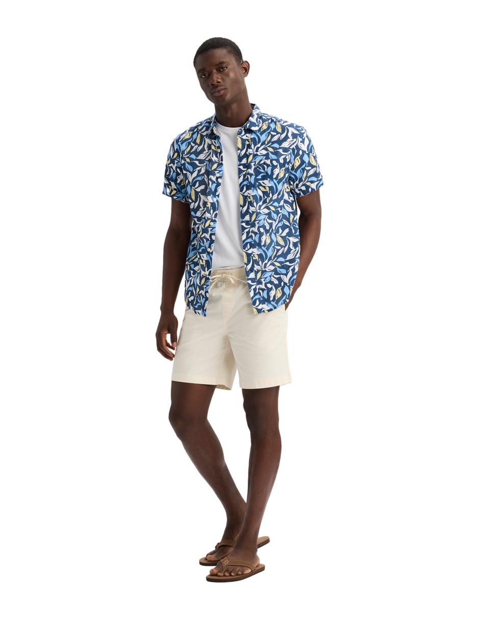 Camisa casual Dockers de algodón manga corta para hombre