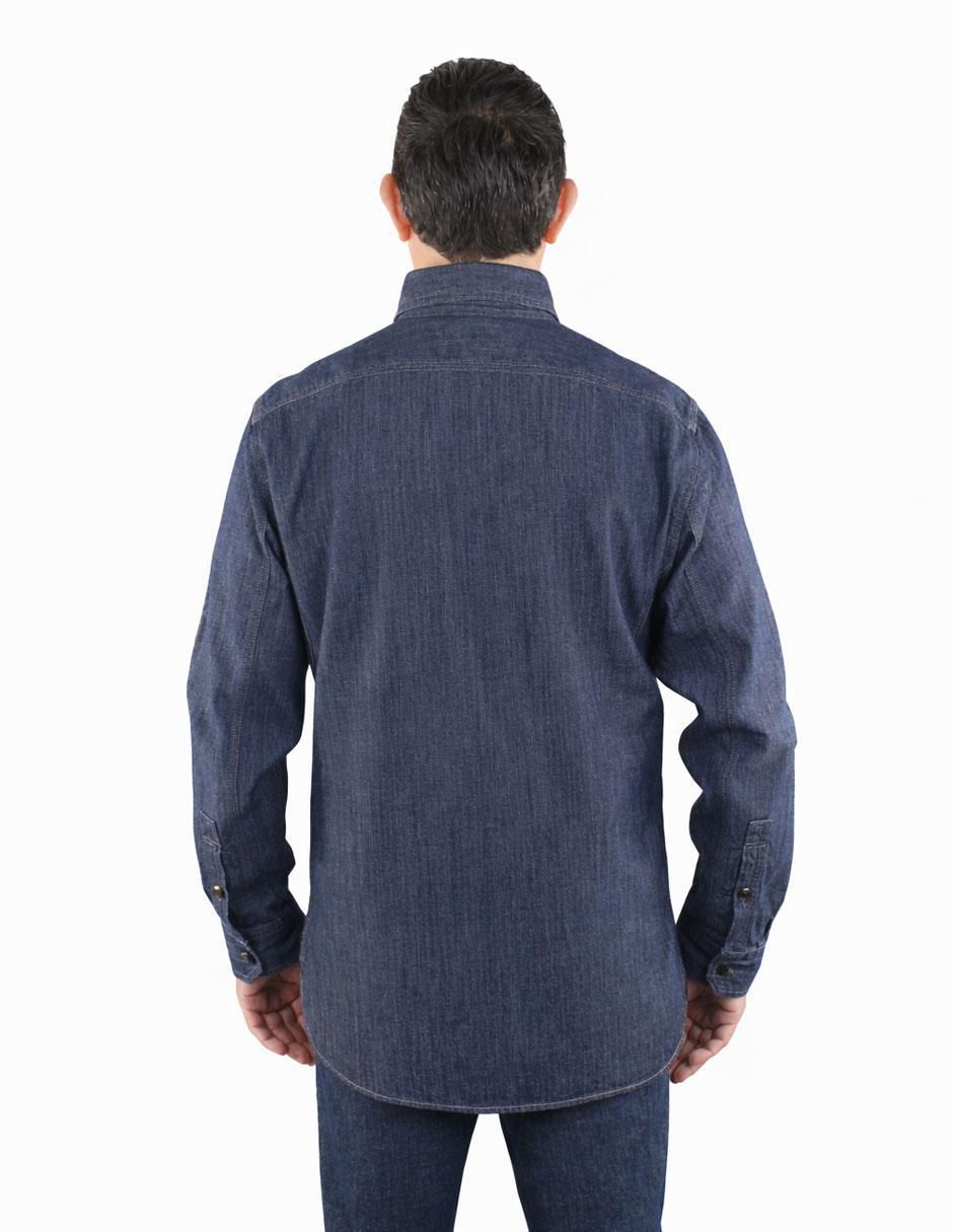 Camisa casual de algodón manga larga para hombre