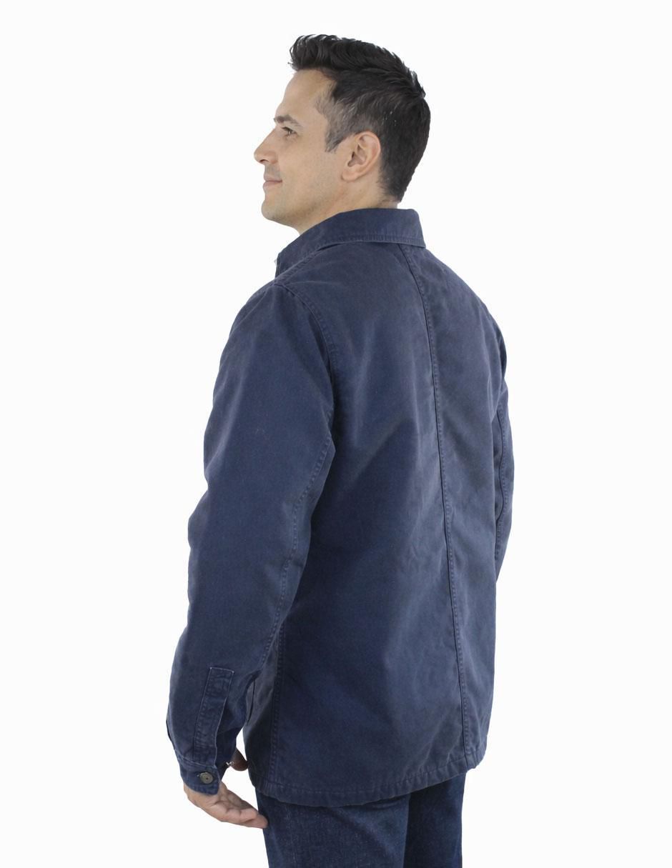 Chamarra casual con bolsillos para hombre 5