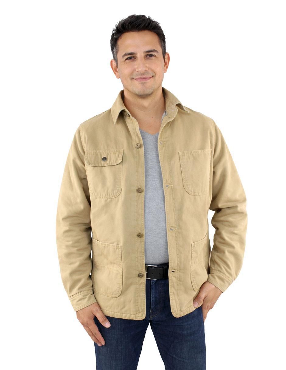 Chamarra casual GB002 con bolsillos para hombre