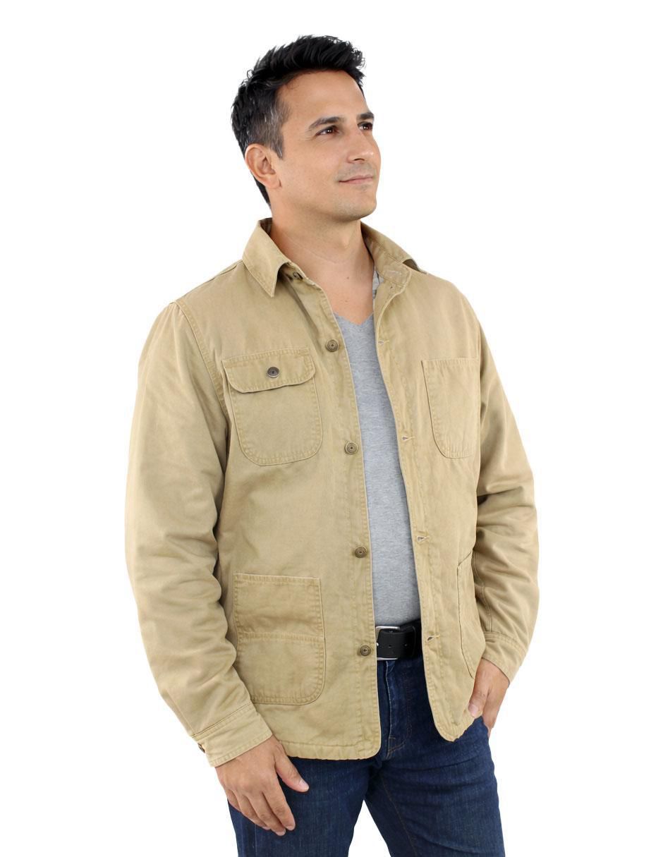 Chamarra casual GB002 con bolsillos para hombre