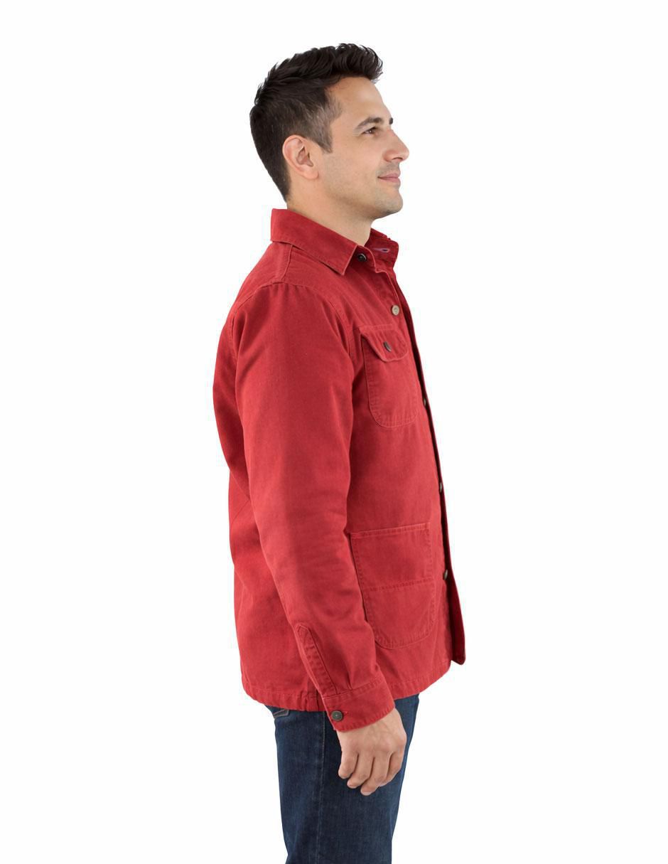 Chamarra casual con bolsillos para hombre 5
