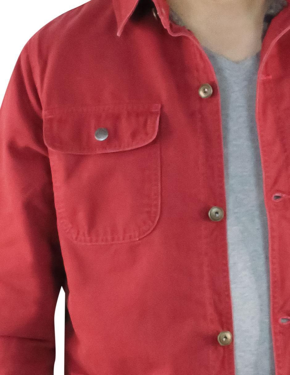 Chamarra casual con bolsillos para hombre 8