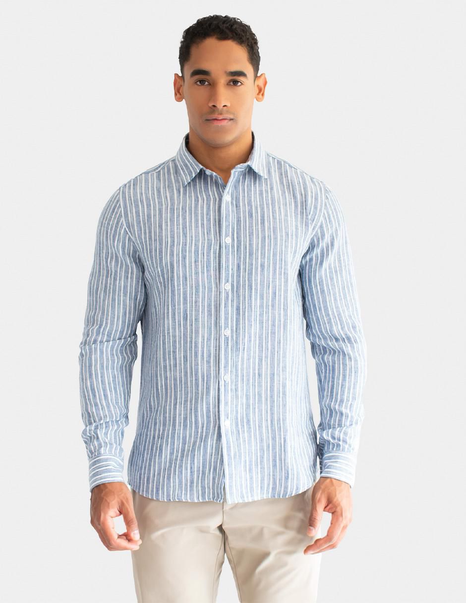 Camisa casual manga larga para hombre Camisa casual manga larga para hombre