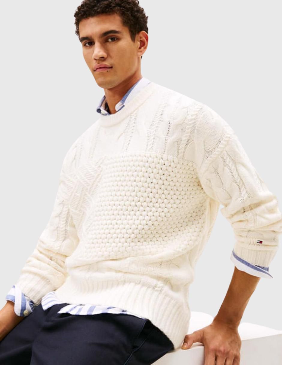Suéter cuello redondo para hombre 2