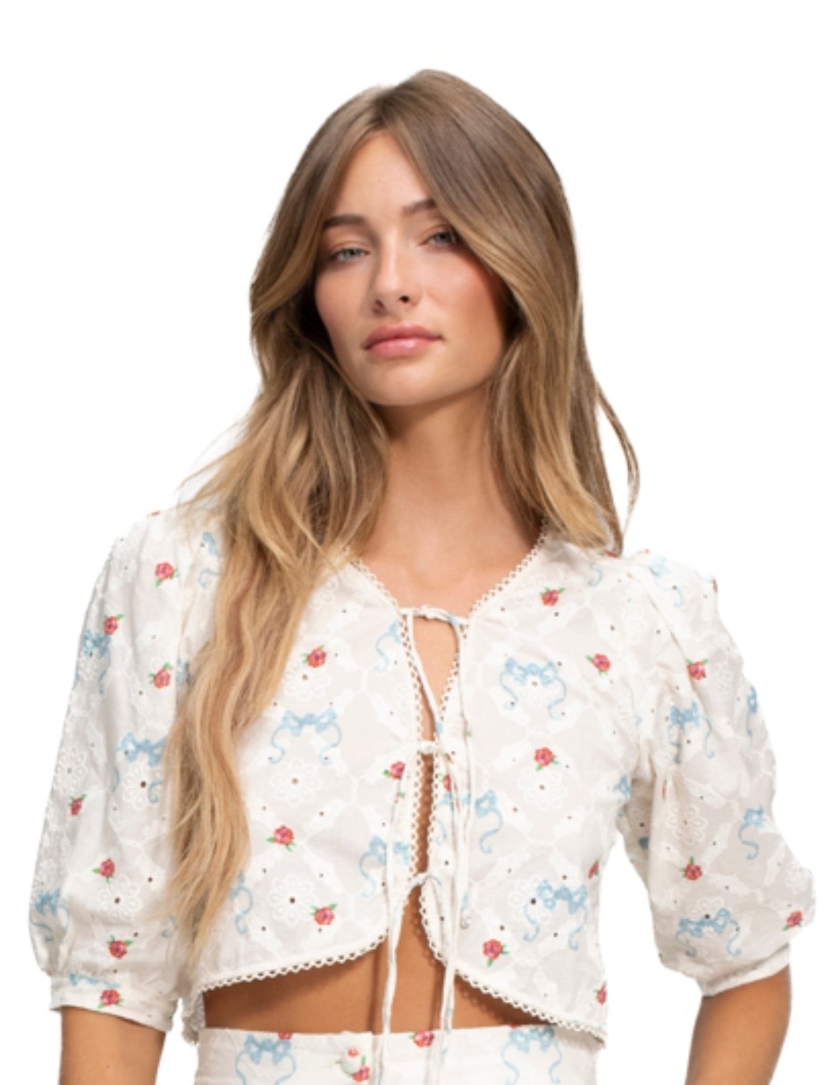 Blusa manga 3/4 para mujer