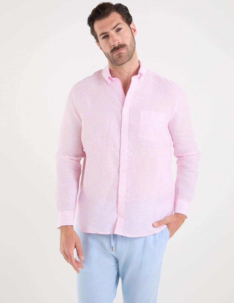 Camisa manga larga para hombre