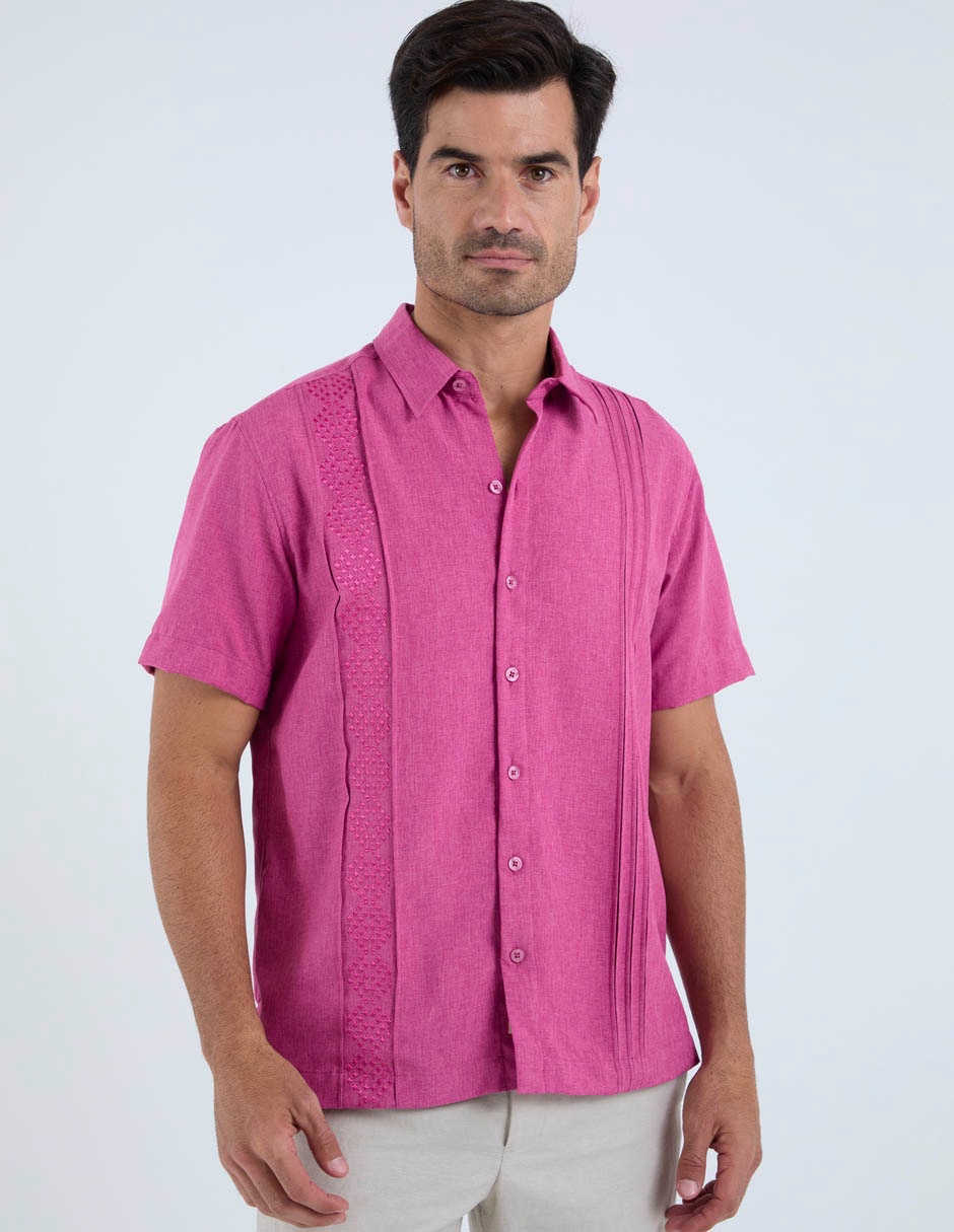 Guayabera 5519c regular polié