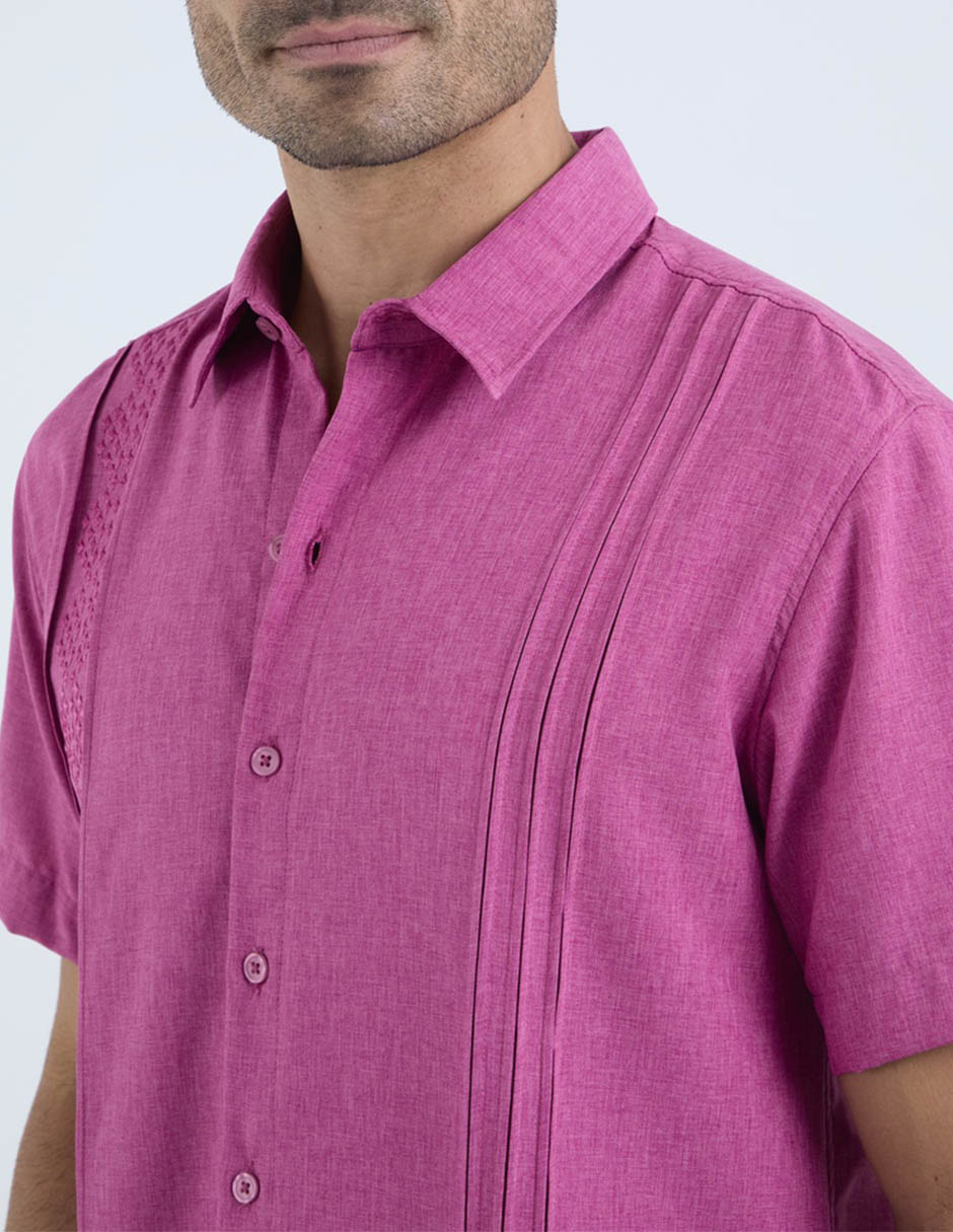 Guayabera 5519c regular polié 4