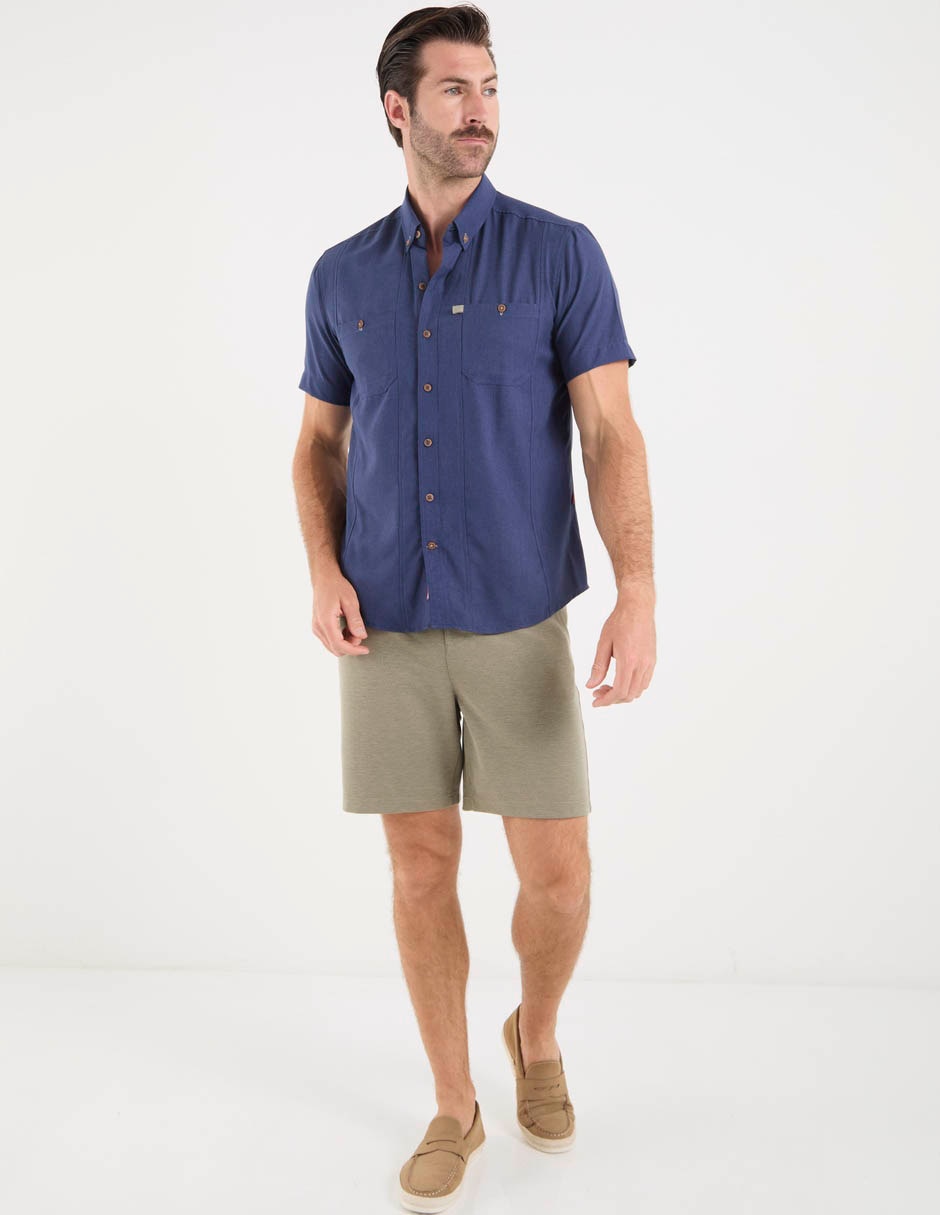 Camisa casual manga corta para hombre 3