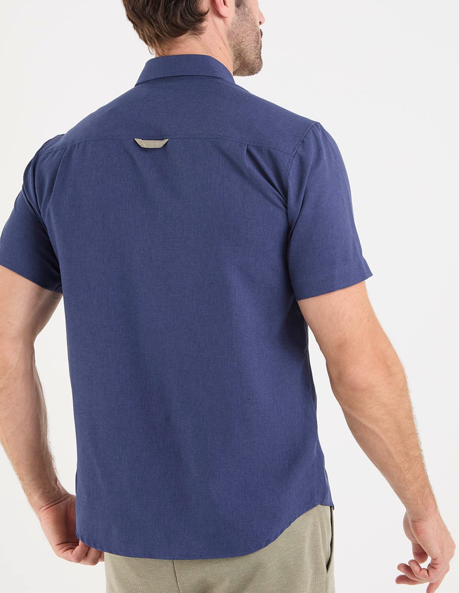 Camisa casual manga corta para hombre 5