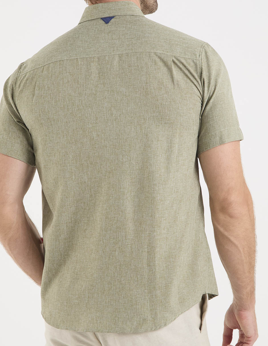 Camisa casual manga corta para hombre 5