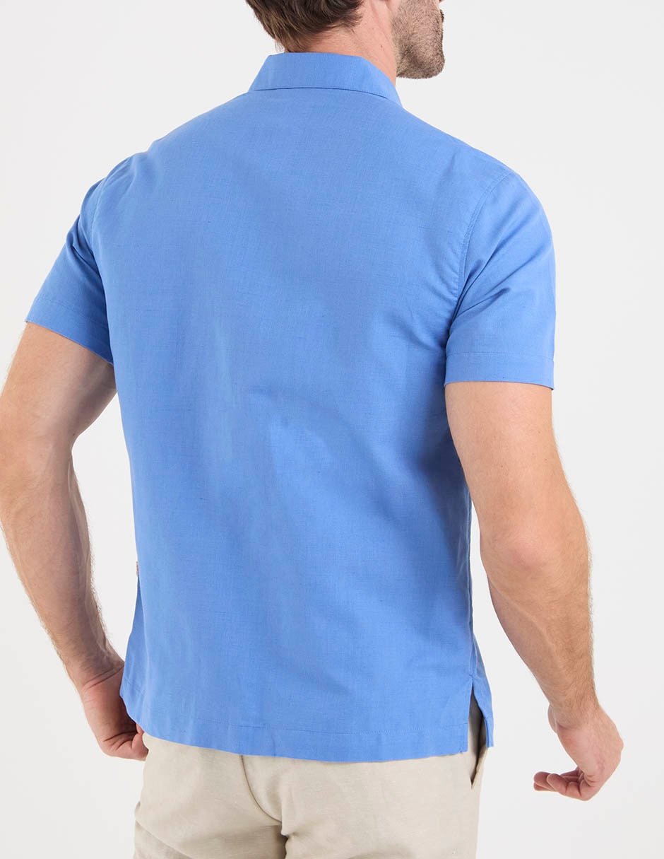 Guayabera manga corta para hombre 5