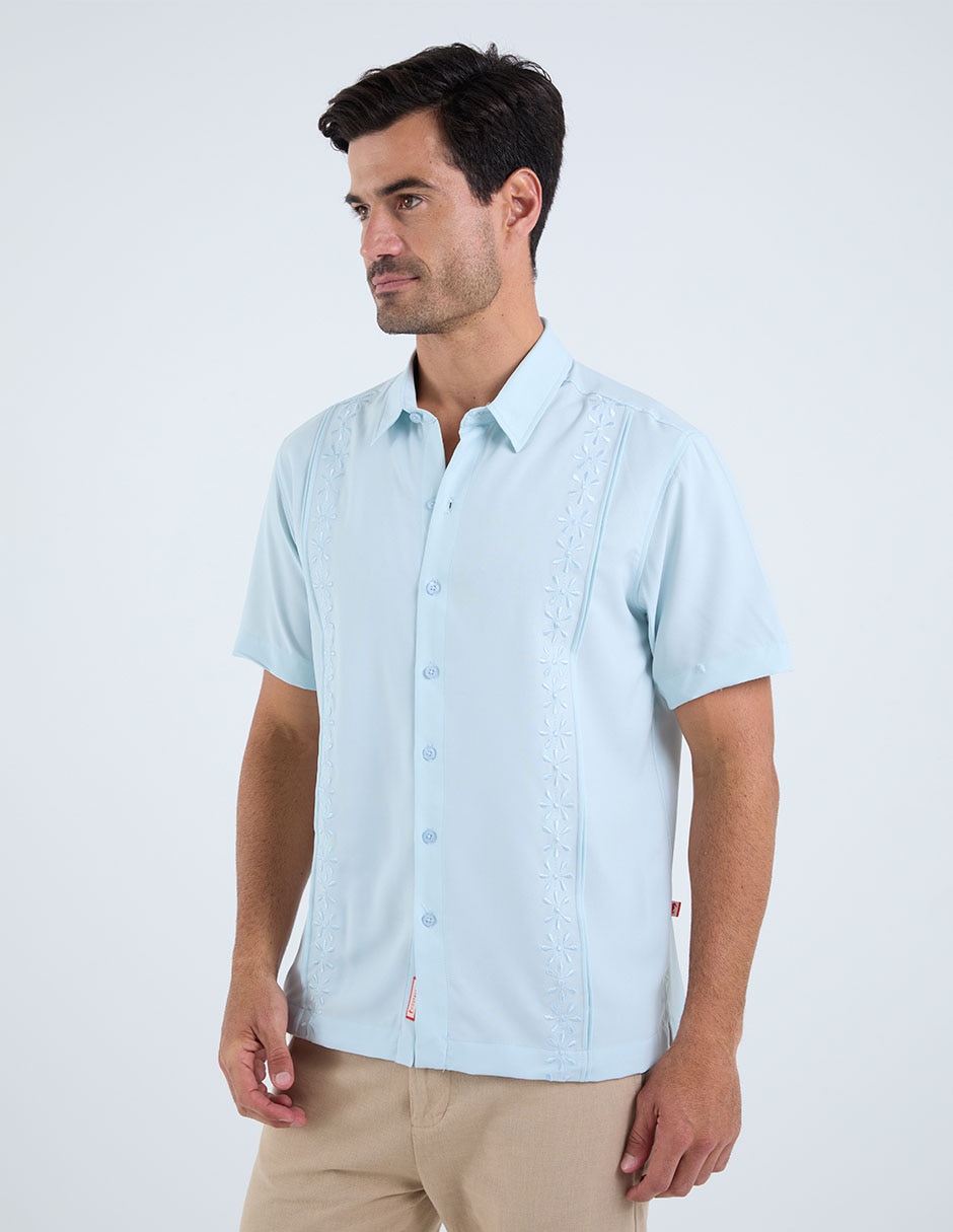 Guayabera manga corta para hombre 2