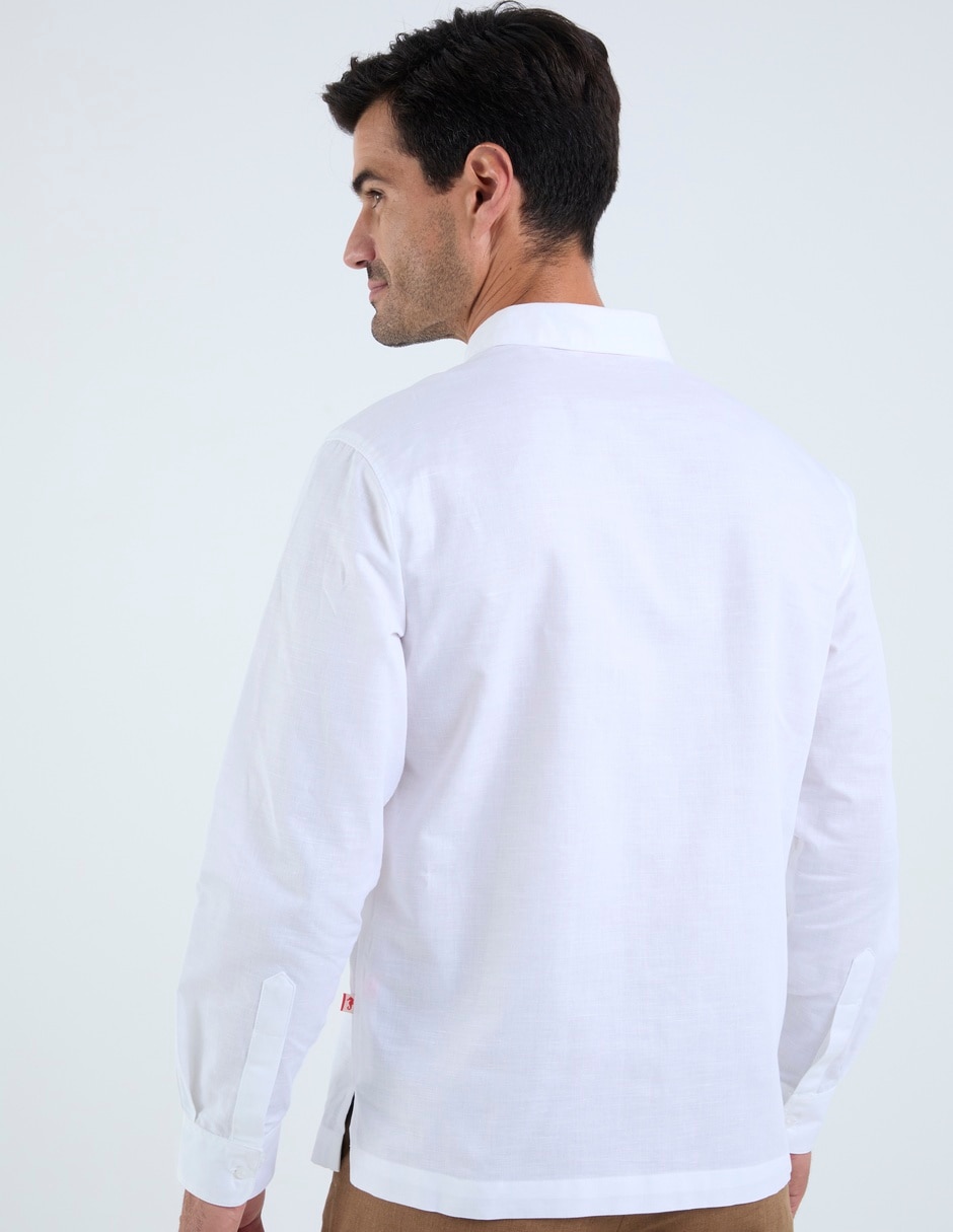 Guayabera manga larga Costavana para hombre