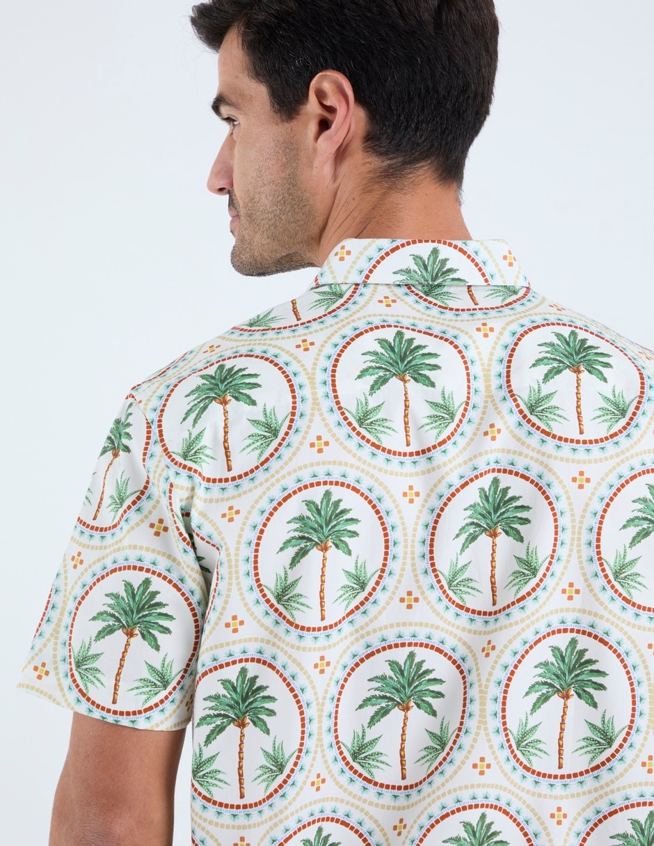 Camisa casual costavana manga corta para hombre