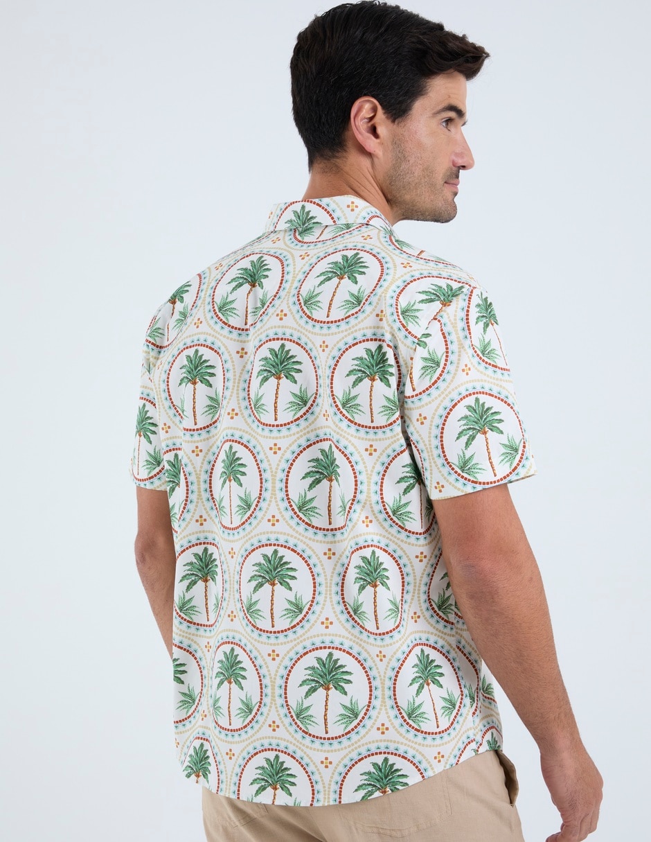 Camisa casual costavana manga corta para hombre