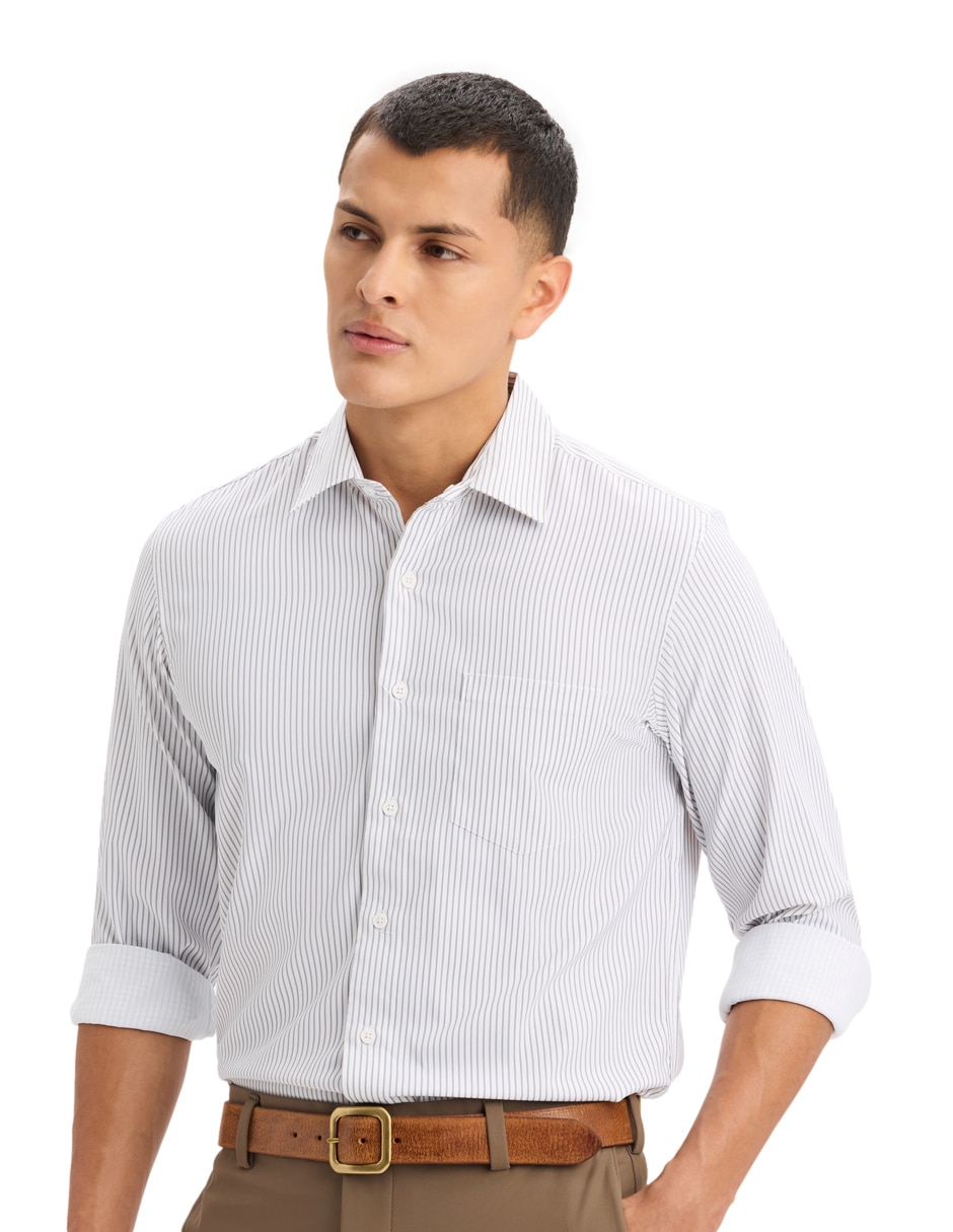 Camisa casual Dockers manga larga para hombre