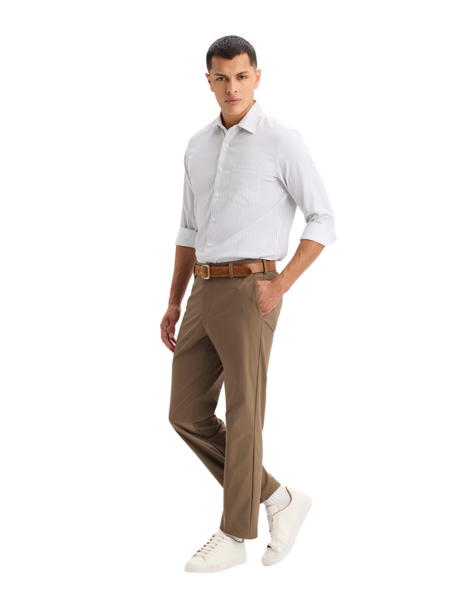 Camisa casual Dockers manga larga para hombre