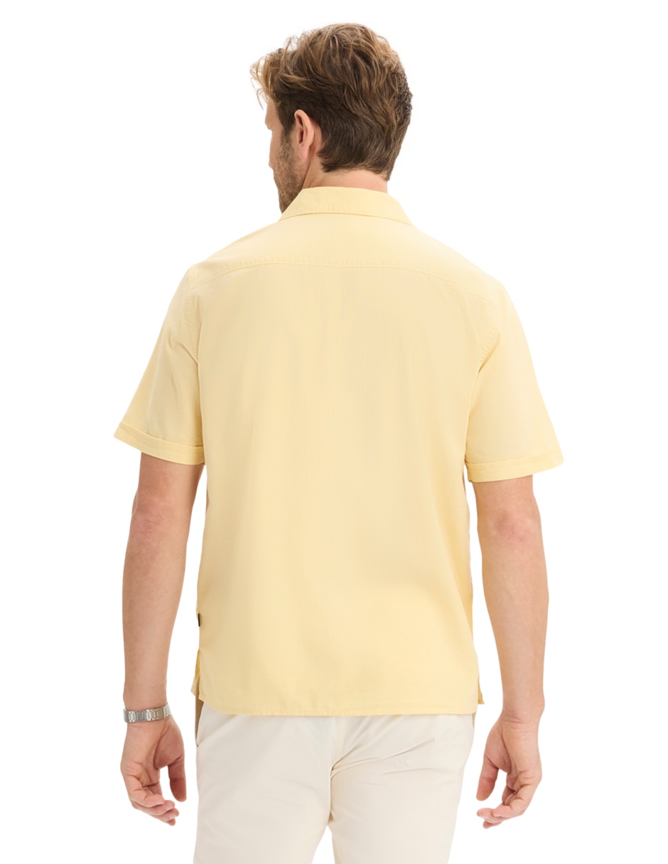 Camisa casual Dockers de algodón manga corta para hombre