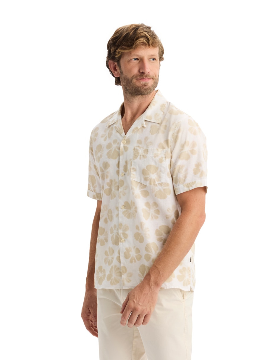 Camisa casual Dockers de algodón manga corta para hombre