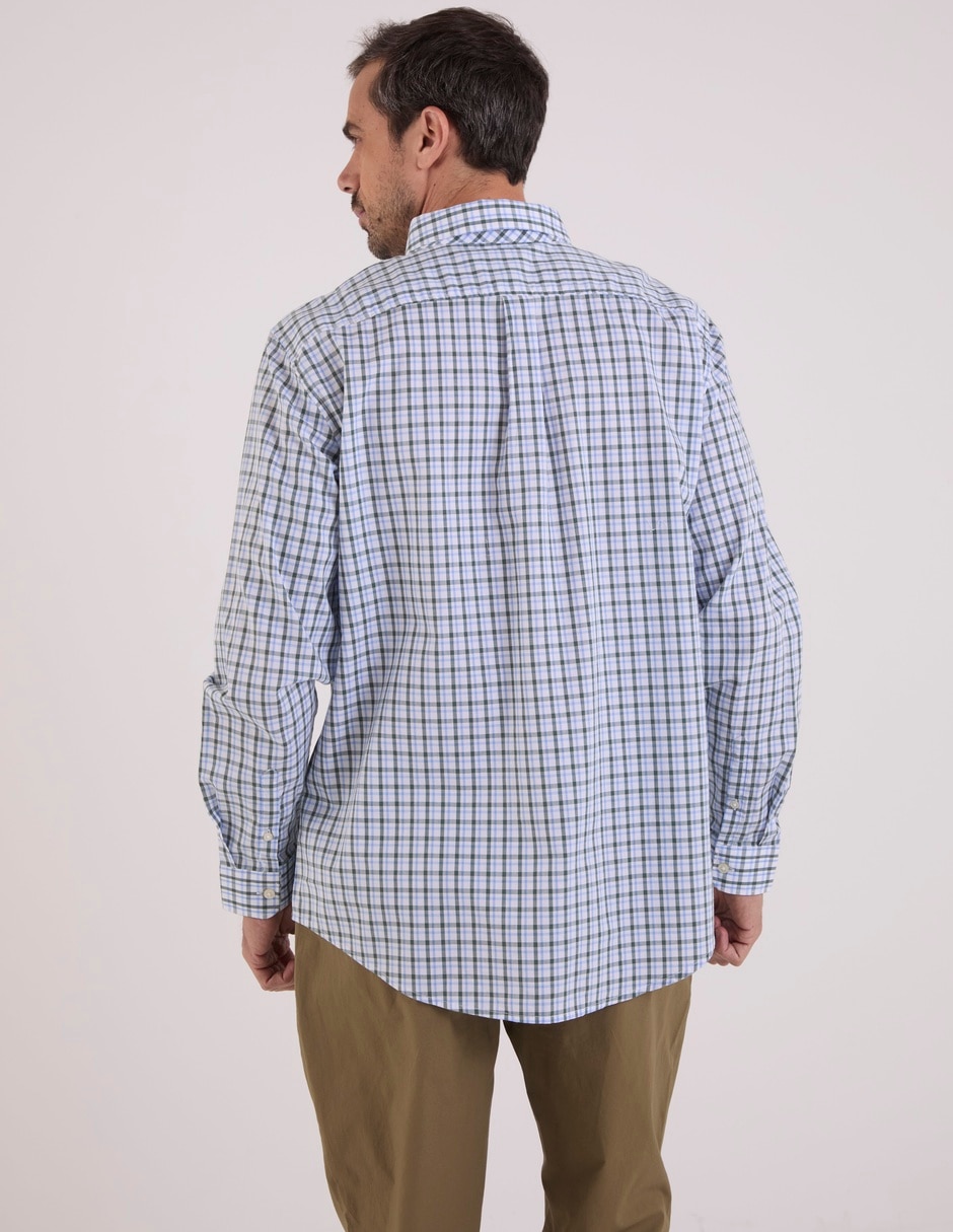 Camisa de vestir de algodón manga larga para hombre 6