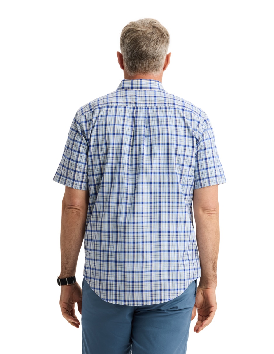 Camisa casual Dockers de algodón manga corta para hombre