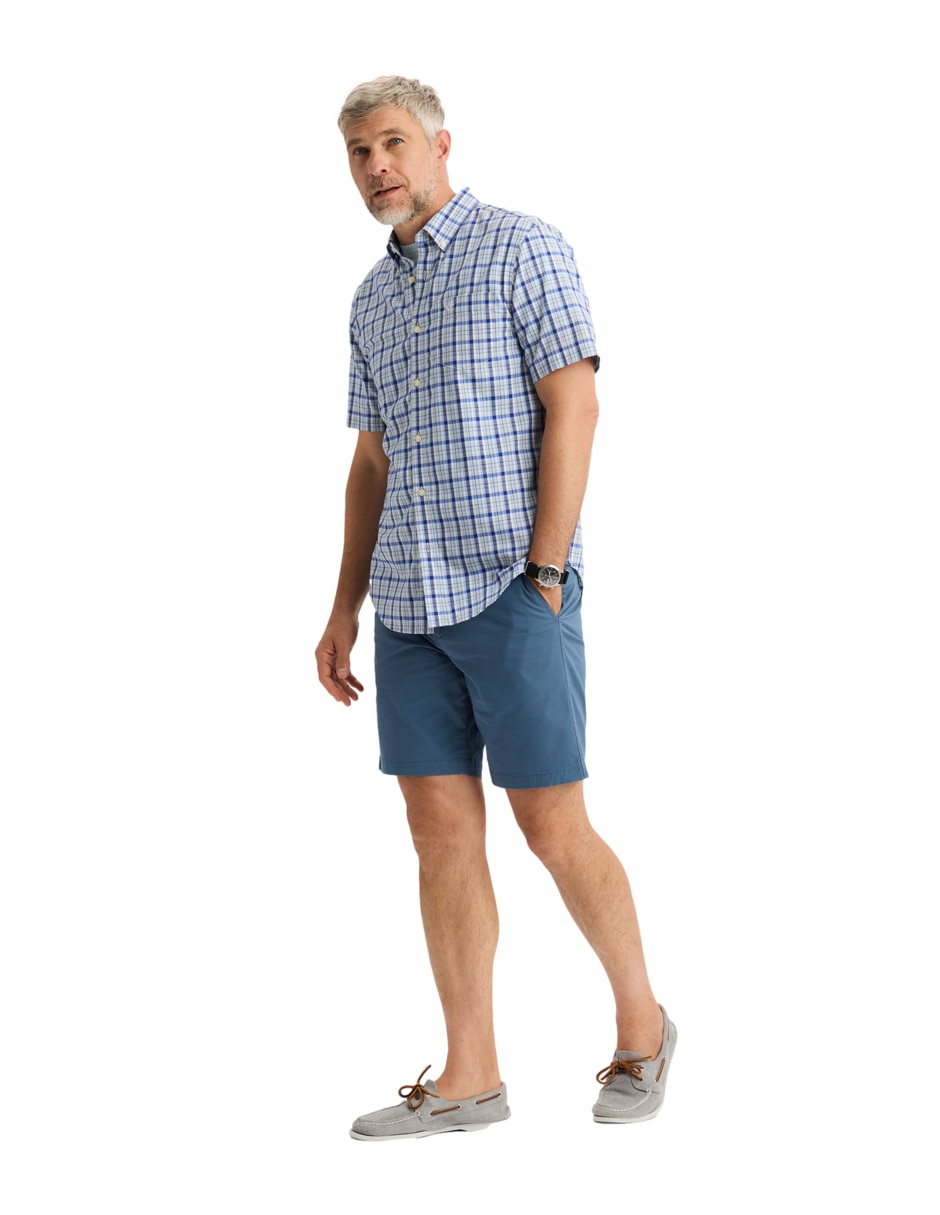 Camisa casual Dockers de algodón manga corta para hombre