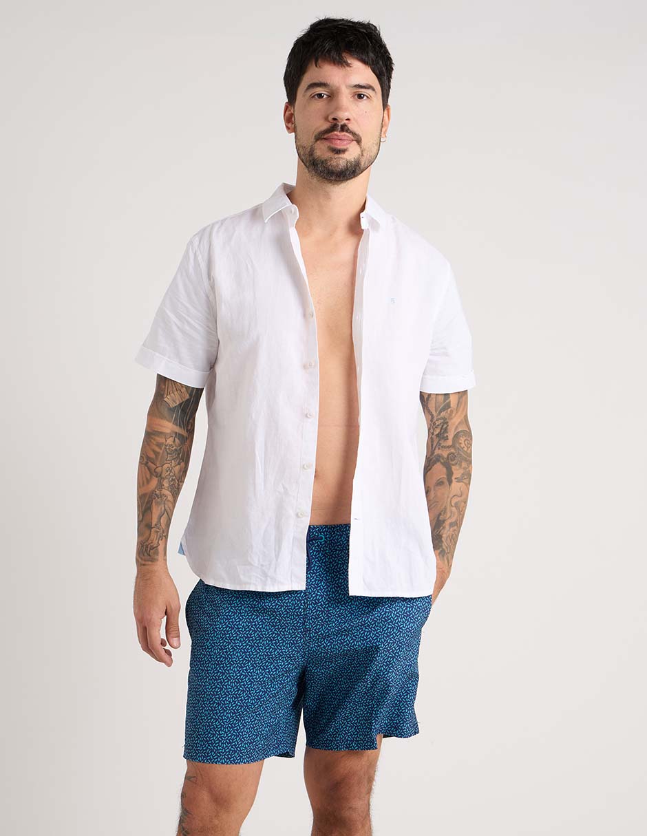 Traje de baño izod con bolsillos para hombre