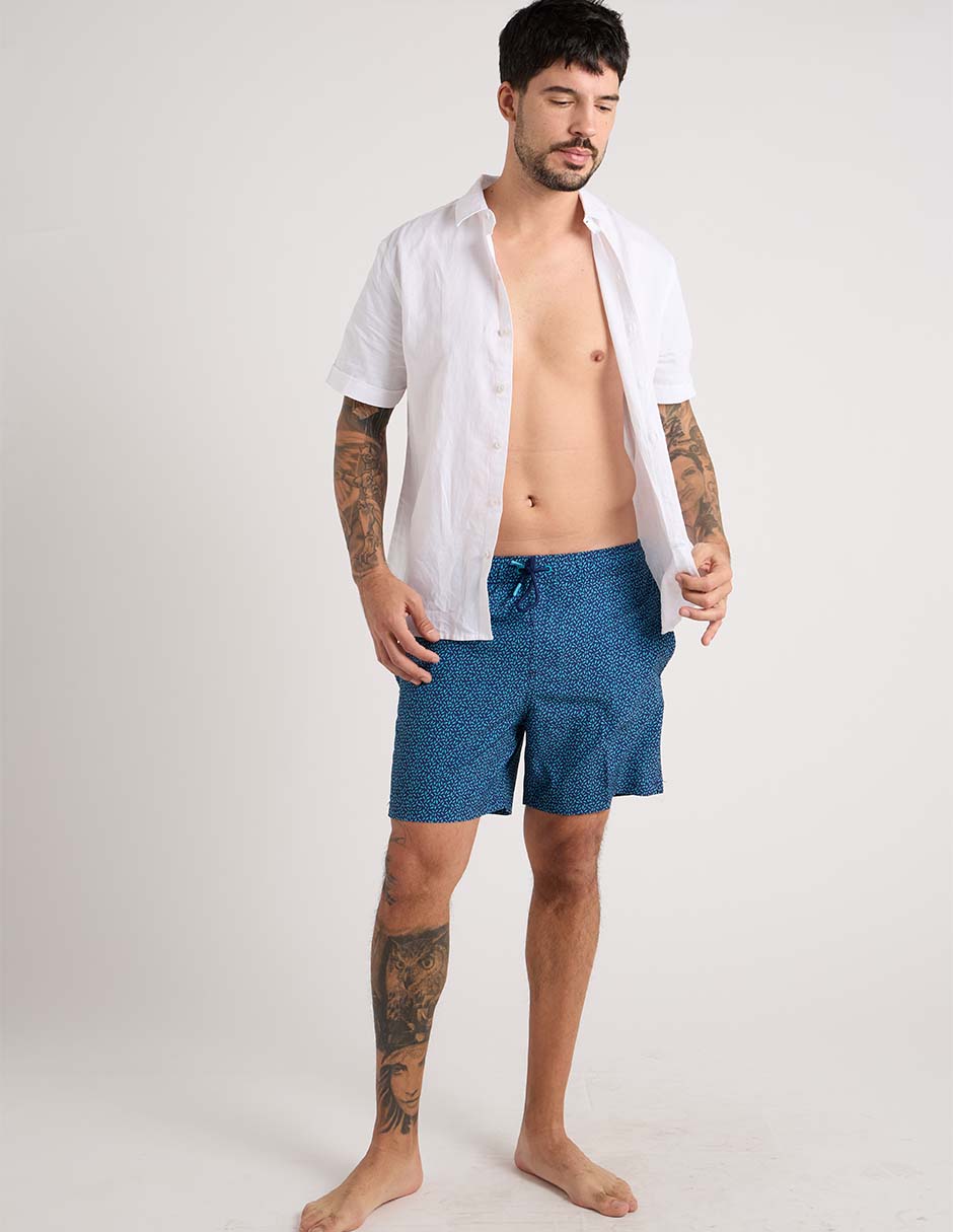 Traje de baño izod con bolsillos para hombre