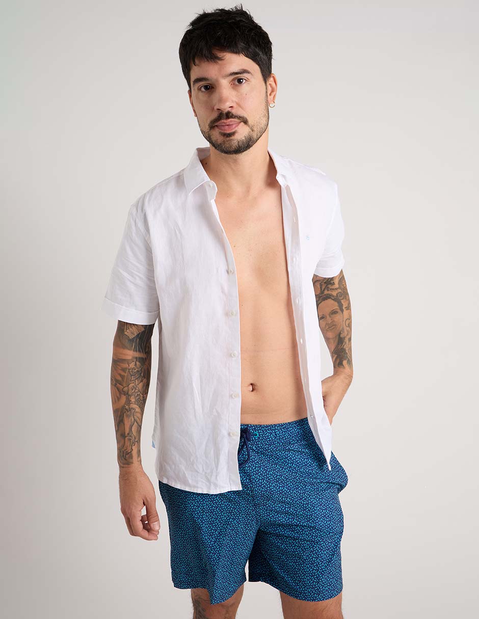 Traje de baño izod con bolsillos para hombre