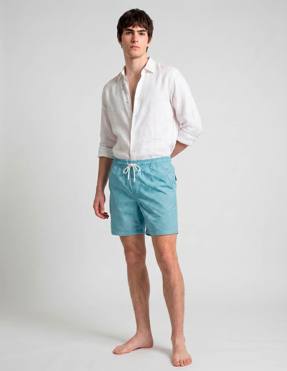 Traje De Baño Calzón De Malla Integrado Para Hombre 3