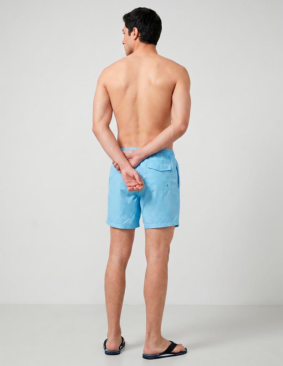 Traje De Baño Izod Calzón De Malla Integrado Para Hombre