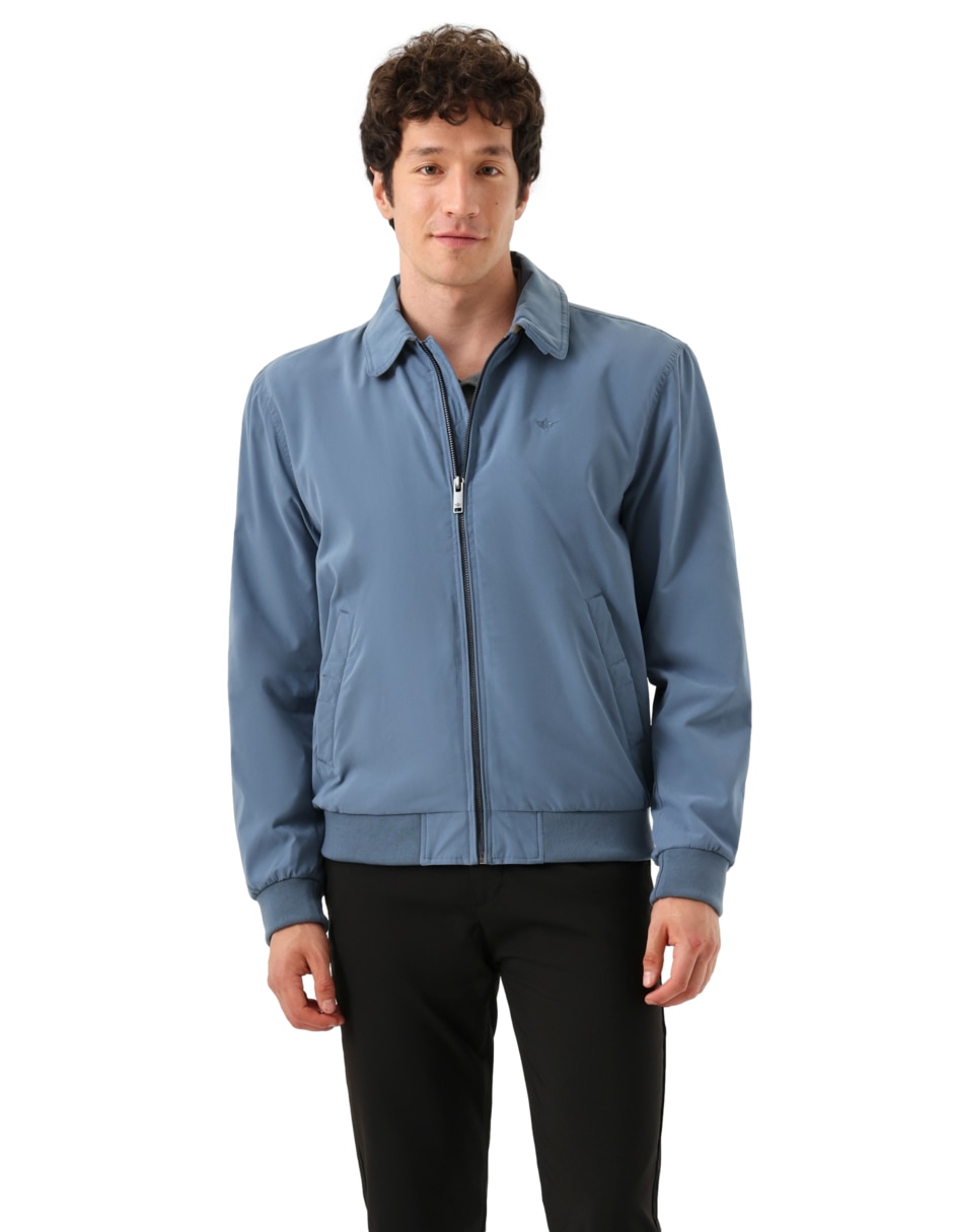 Chamarra bomber con bolsillos para hombre Chamarra bomber con bolsillos para hombre