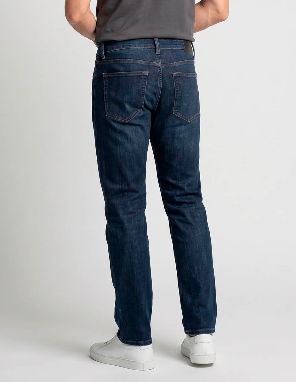 Jeans slim lavado medio para hombre 3