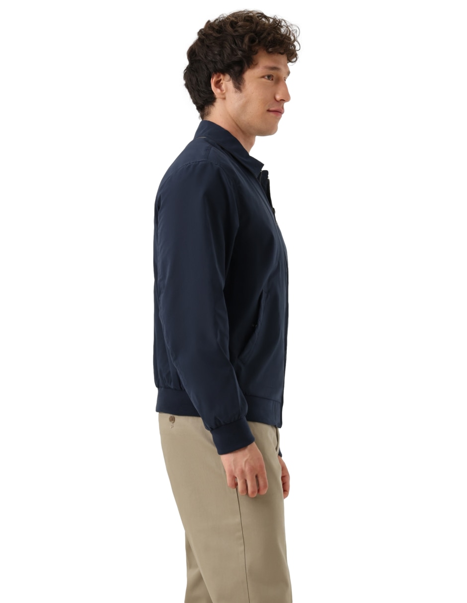 Chamarra casual dockers con bolsillos para hombre