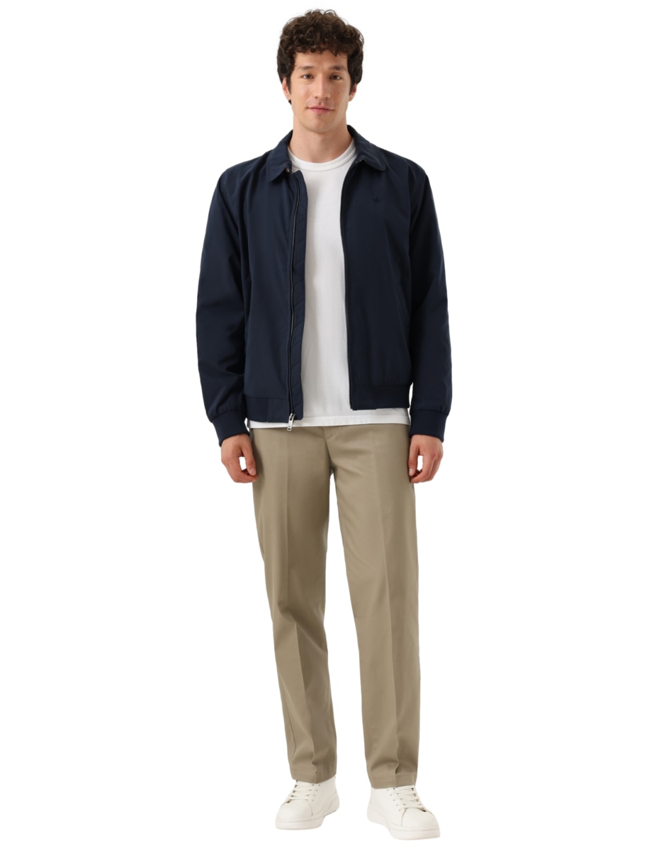 Chamarra casual dockers con bolsillos para hombre