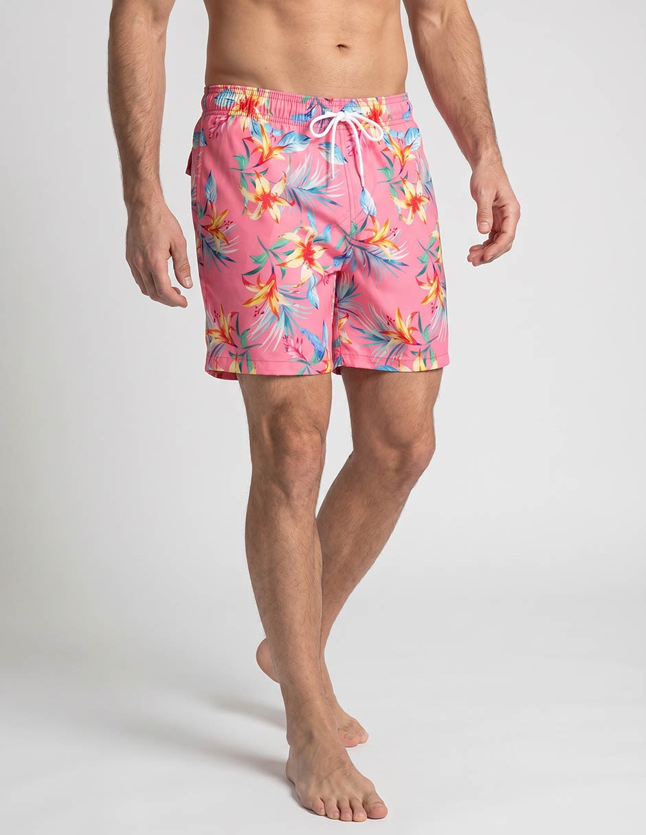 Traje de baño con bolsillos para hombre