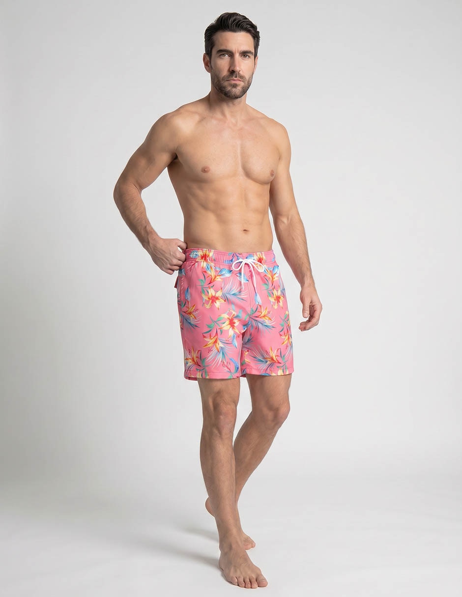 Traje de baño Izod con bolsillos para hombre