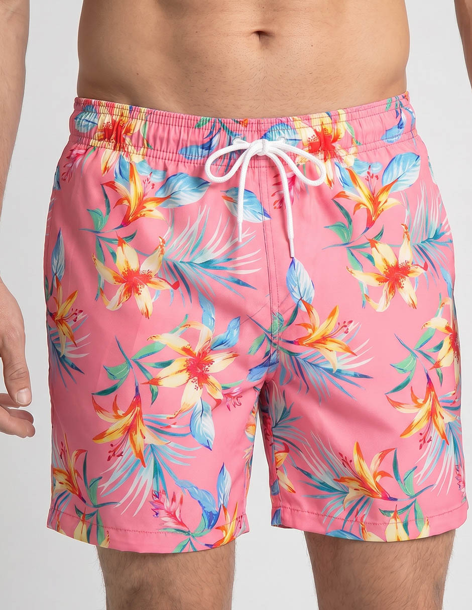 Traje de baño Izod con bolsillos para hombre