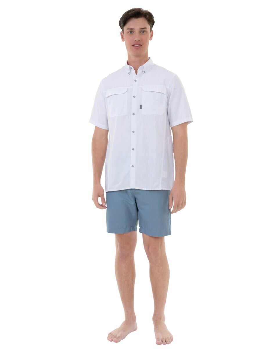Camisa casual manga corta para hombre