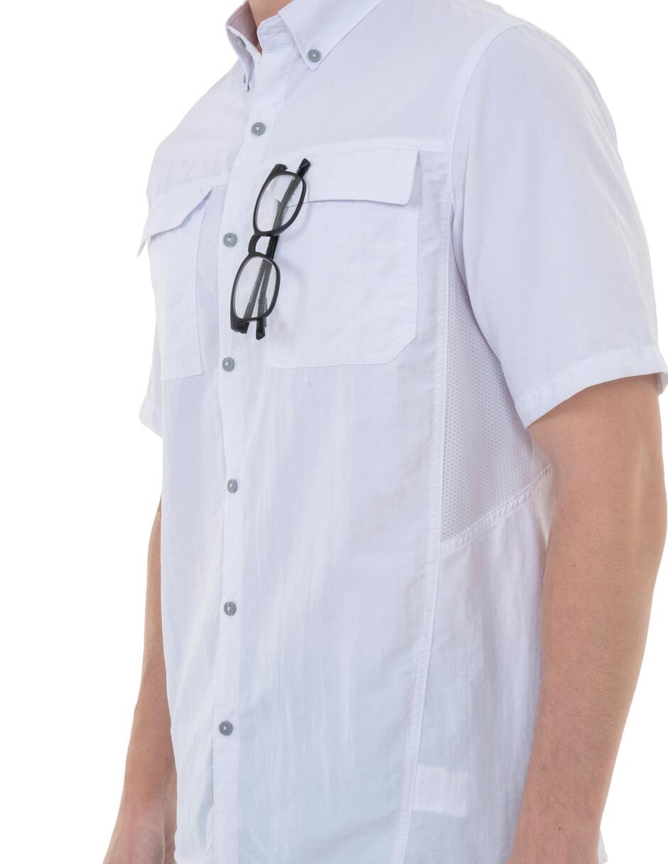 Camisa casual manga corta para hombre