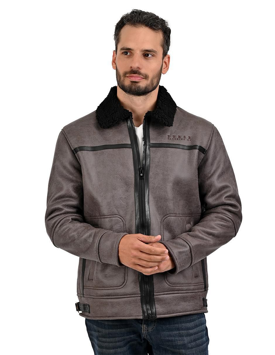 Chamarra casual con bolsillos para hombre Chamarra casual con bolsillos para hombre
