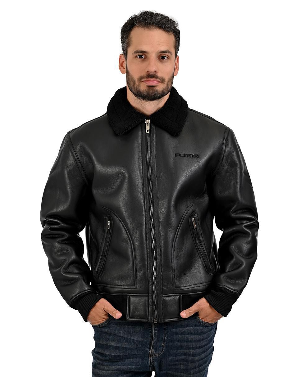 Chamarra casual con bolsillos para hombre