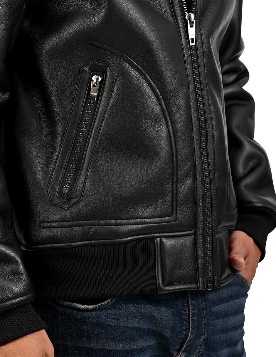 Chamarra casual con bolsillos para hombre