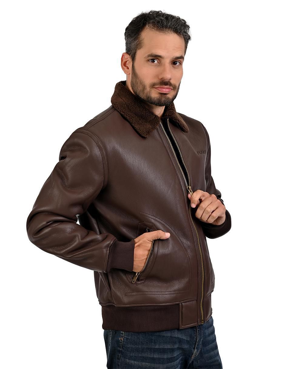 Chamarra casual con bolsillos para hombre 5