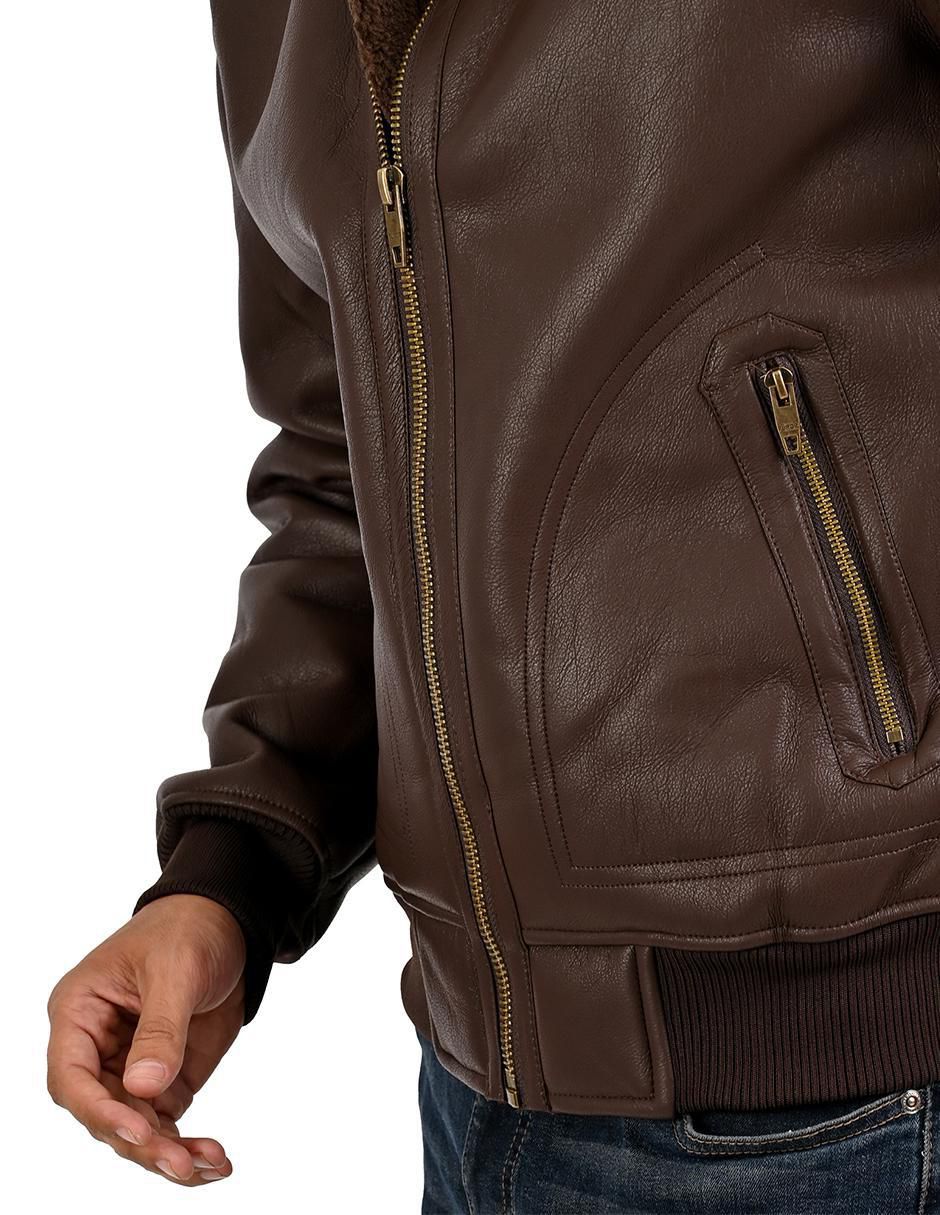 Chamarra casual con bolsillos para hombre