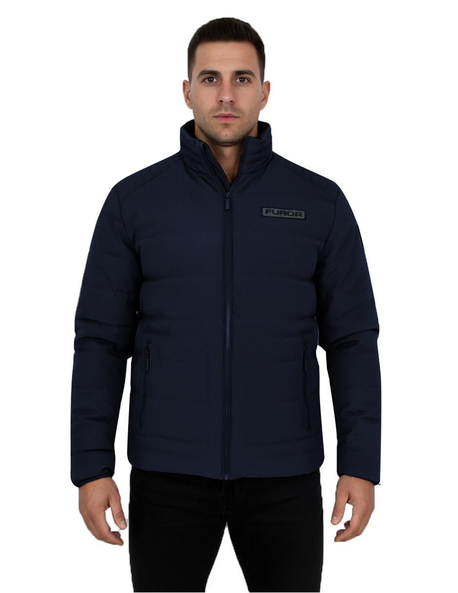 Chamarra casual con bolsillos para hombre